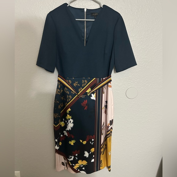 TED BAKER Martiy Savanah Dress as Seen on Marie Osmond Vanity Sizing 4 (8-10 US) - Picture 7 of 14